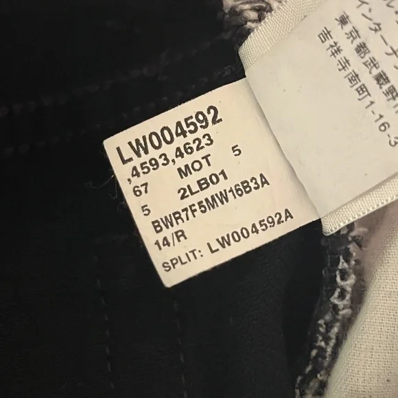 LL Bean Jeans Women 14 Reg Original Relaxed Fit Black 100% Cotton Vintage NWOT - Picture 11 of 12